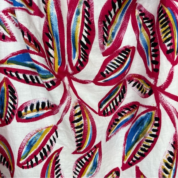 J.CREW TROPICAL FLORAL ONE RUFFLE SHOULDER MINI DRESS SIZE XS - Picture 6 of 13